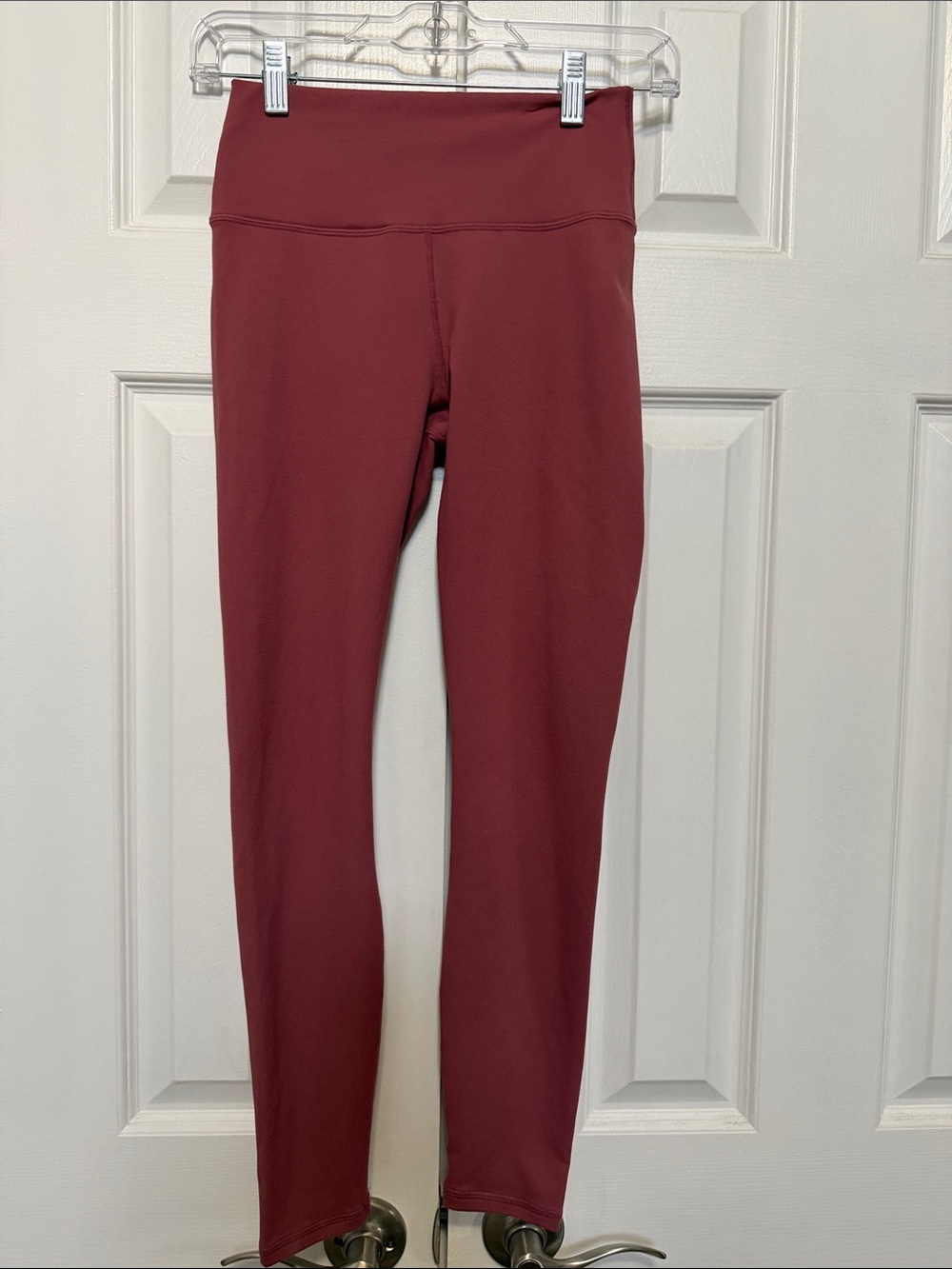 Fabletics High-Waist Leggings in Wine